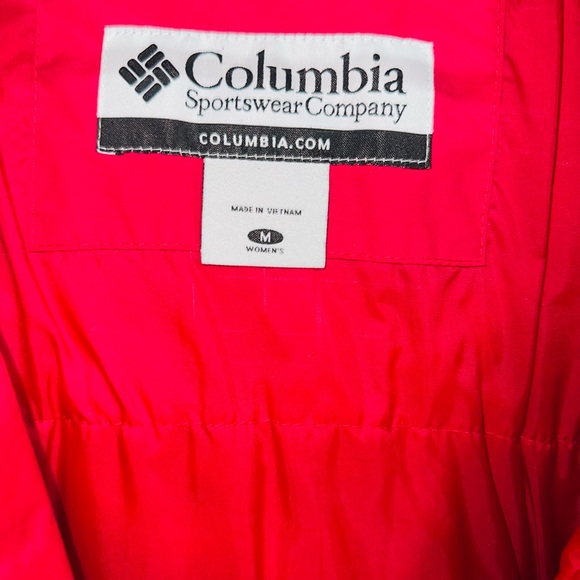 Columbia Women’s Bright Pink Winter Jacket Medium - Picture 5 of 5